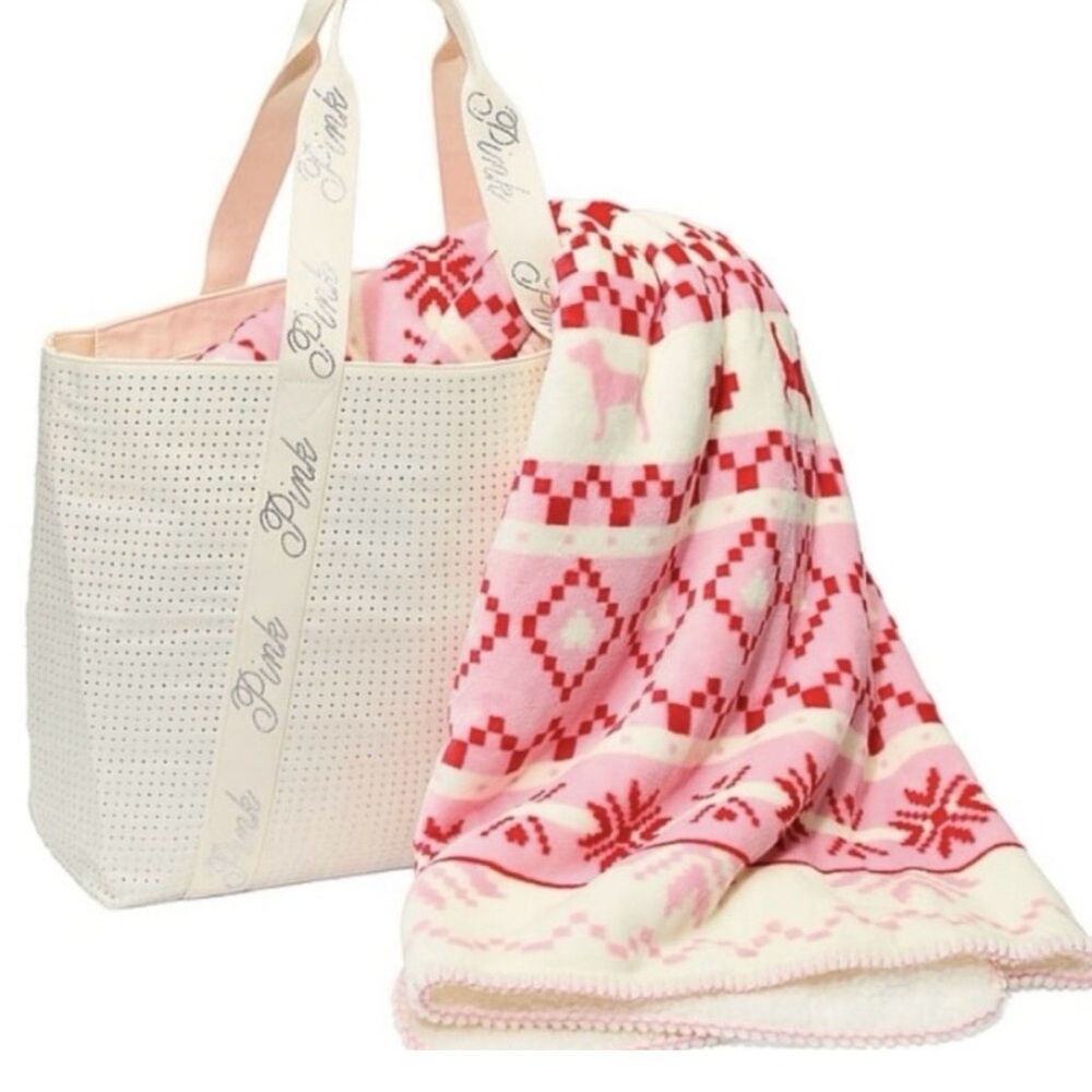 VS PINK BLACK FRIDAY 2025 LIMITED EDITION BLANKET & TOTE SET